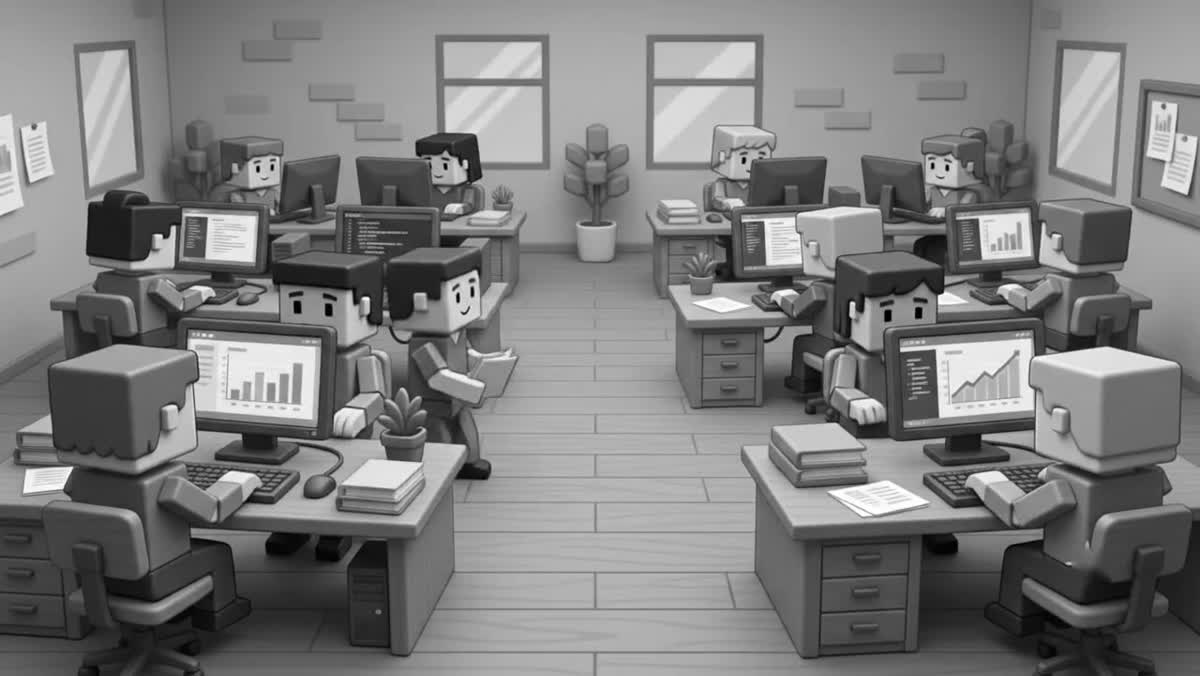 CryptoAgents — pixel office of AI agents