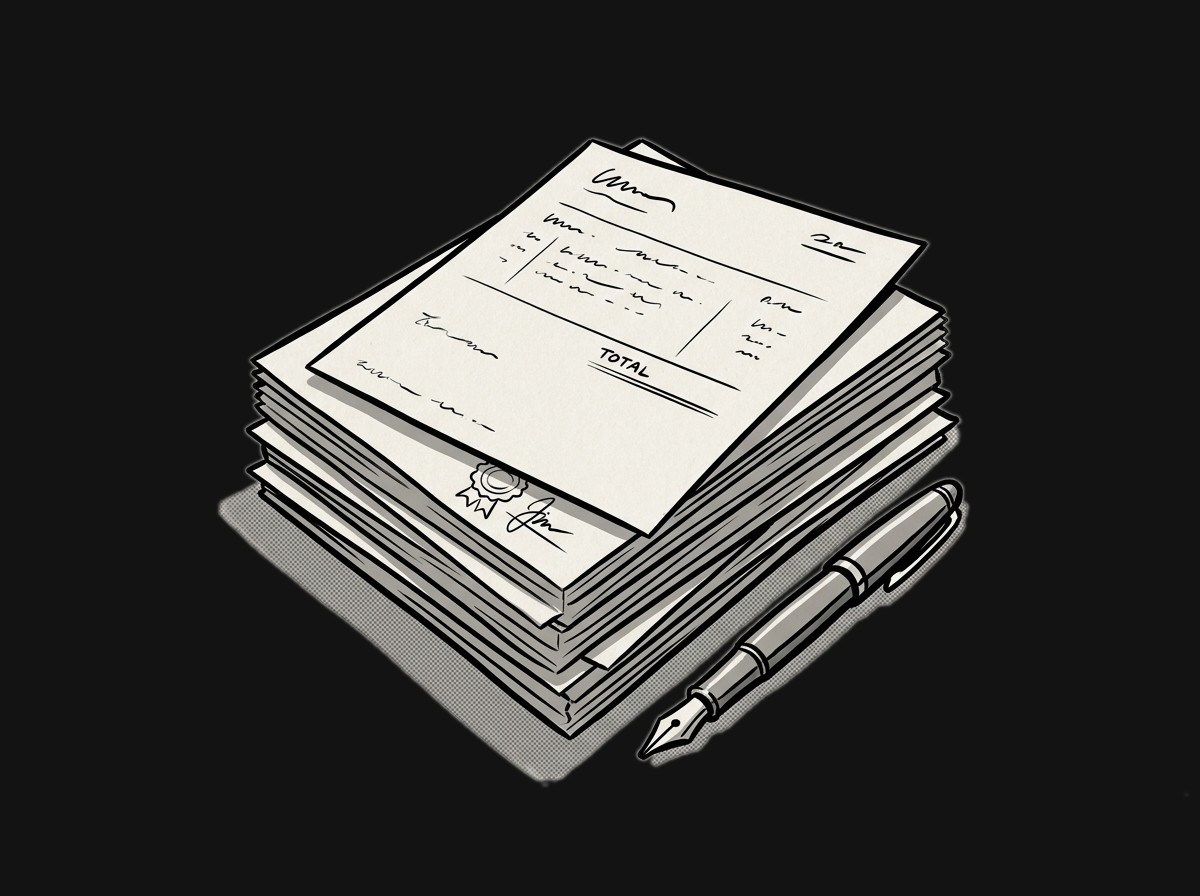 Papero — documents drawn in ink